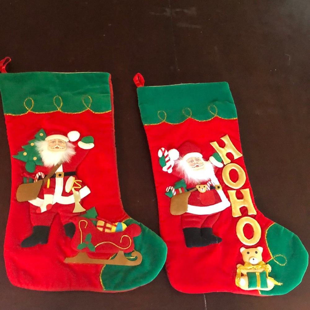 2 Christmas stockings